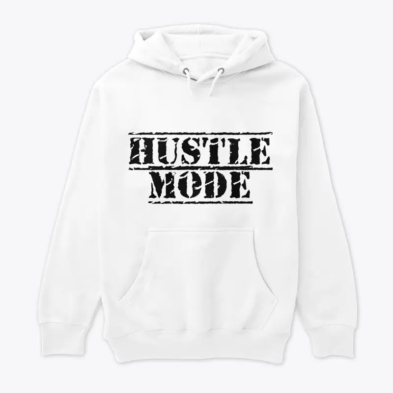 Hustle Mode Printed Hoodie